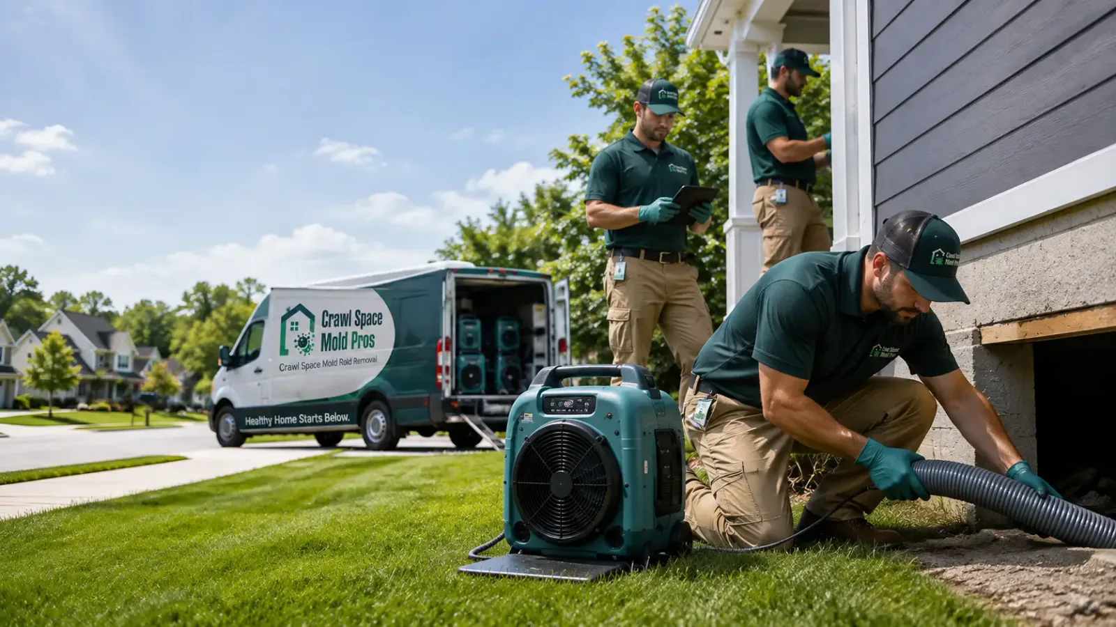 Crawl Space Mold Removal in Allamuchy, NJ